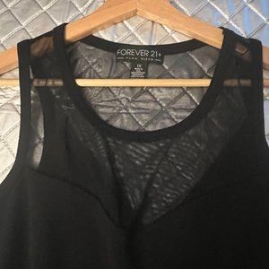 Black Peplum  1X Forever 21 women's top